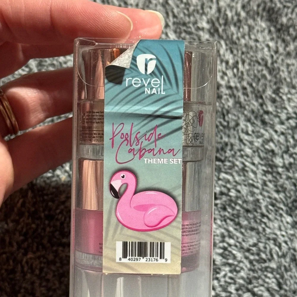 Revel Nail Poolside Cabana Theme Dip Powder Set – Original Release